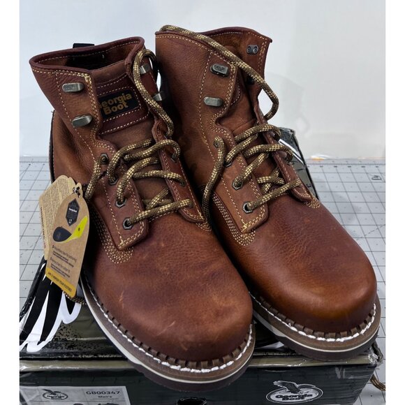 Georgia Wedge 6 Inch Electrical Soft Toe Work Boots Men’s Sz. 11 New - Picture 2 of 11